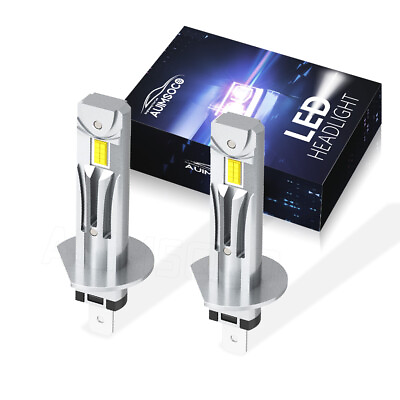 #ad 2Pcs H1 LED Headlight Bulbs Conversion Kit High Low Beam 6000K Super White $39.99