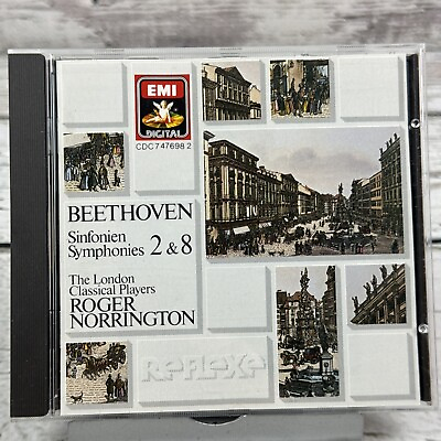#ad Beethoven The London Classical Players Sinfonien = Symphonies 2 amp; 8 CD 1987 $4.49