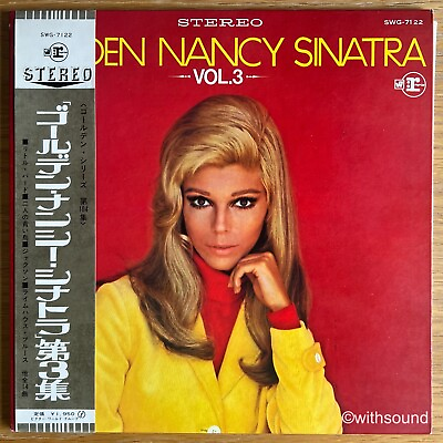 #ad NANCY SINATRA Golden Nancy Sinatra Vol.3 JAPAN LP W OBI REPRISE SWG 7122 $40.00