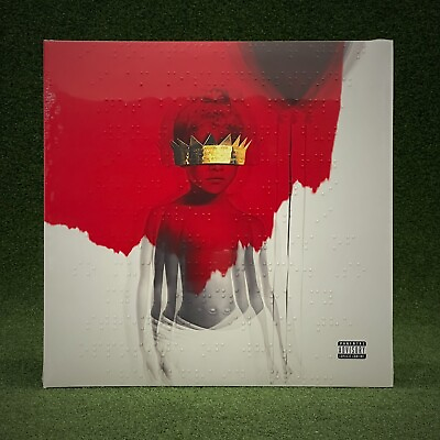 #ad *IN HAND SHIPS SAME DAY* RIHANNA ANTI LIMITED EXCLUSIVE 2LP RED COLOR VINYL $69.95