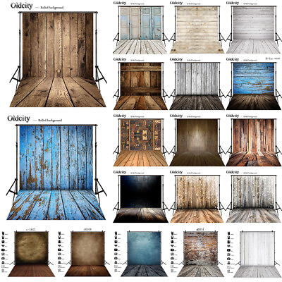 #ad Large Vintage Photography Background Wooden Panel Photo Backdrops Party Wedding $10.99