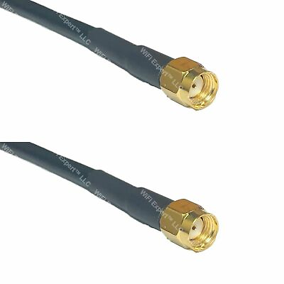 #ad USA CA LMR195 RP SMA MALE to RP SMA MALE Coaxial RF Pigtail Cable $47.54
