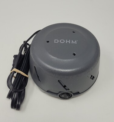 #ad Dohm YogaSleep Uno White Noise Sound Machine Gray Tested Working $24.99
