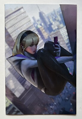 #ad The Amazing Spider Man Issue #48 Jeehyung Lee Spider Gwen Virgin Var Cover $21.99