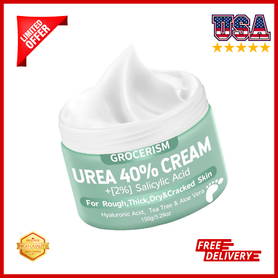 #ad Grocerism Urea Cream 40 Percent For Feet Plus 2% Salicylic Acid 5.29 oz US... $16.49