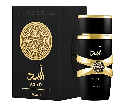 #ad Asad by Lattafa for Men Eau de Parfum Spray 3.4 OZ 100 ML F S $58.33