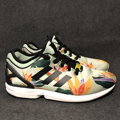 #ad Adidas B34468 ZX Flux Torsion Mens Tropical Floral Print Athletic Sneakers 8.5 $39.99