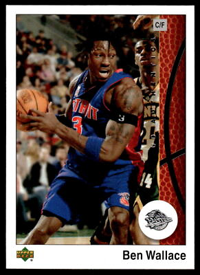 #ad 2002 03 UD Authentics Ben Wallace #21 Detroit Pistons $1.99