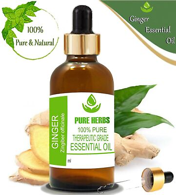 #ad Pure Herbs Ginger 100% Pure amp; Natural Zingiber officinale Essential Oil $177.16