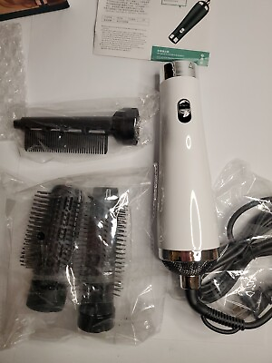 #ad Hair Dryer With Brush Comb Curling Attachments Multifunction Hair Styling Tool $24.94