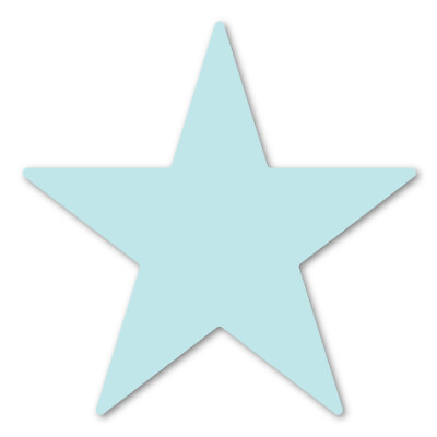 #ad Light Blue Star Magnet $2.99