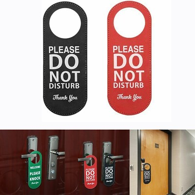 #ad Hanger Tags Label Door Sign Do Not Disturb Hotel Mall Blackgreen Hanging Tag $11.51