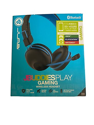 #ad #ad JLab JBuddies Play Gaming Wireless Kids Headset Blue $29.99