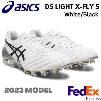 #ad ASICS Soccer Cleats Shoes DS LIGHT X FLY 5 1101A047 100 White Black 2023 NEW $167.50