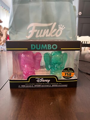 #ad ONLY 750 PIECES VAULTED Dumbo Funko Hikari 2 Pack Pink Green Disney Movies LE $17.90