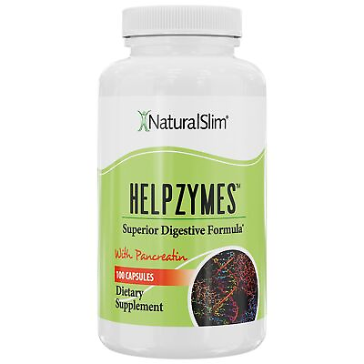 #ad NaturalSlim Helpzymes Superior Digestive Formula Digestive Enzymes Capsules $34.39