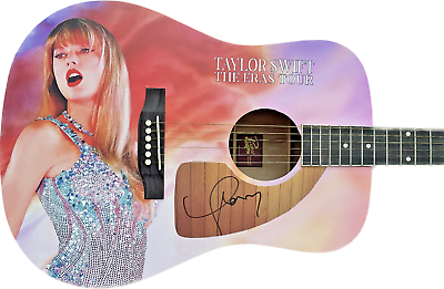 #ad TAYLOR SWIFT SIGNED ERAS TOUR 2024 CUSTOM GRAPHICS ART FS GUITAR AUTOGRAPHED 1 1 $974.99