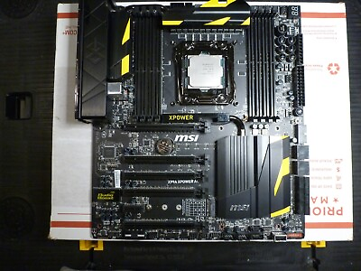 MSI X99A XPOWER AC motherboard with a 6900k CPU Combo $280.00
