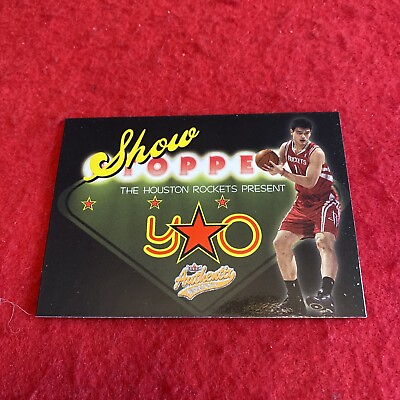 #ad 2004 05 Yao Ming Fleer Authentix Showstoppers #14 Insert $3.50