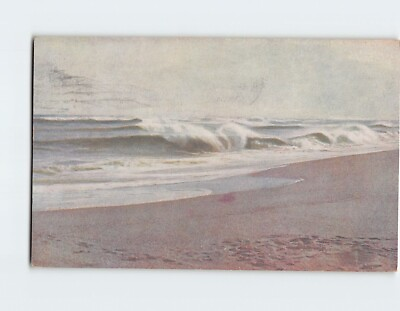 #ad Postcard Big Surf Beach Scene $20.97