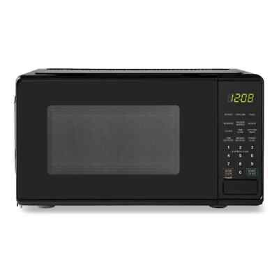#ad Mainstays 0.7 Cu ft Countertop Microwave Oven 700 Watts Black New $48.49