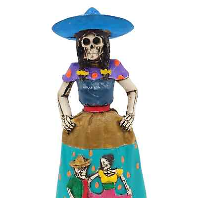 #ad Day Of the Dead Skeleton Queen Mexican Sugar Skull Calavera Folk Art Halloween $29.40