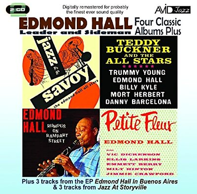#ad Edmond Hall Edmond Hall Leader And Sideman Four Classic Albums Pl K600z GBP 7.24