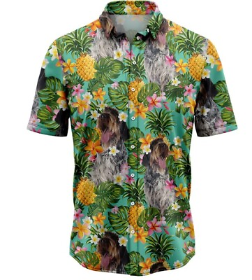 #ad Tropical Pineapple Wirehaired Pointing Griffon Hawaii Shirt Unisex Summer Party $31.67