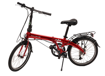#ad #ad Dahon Vybe D7 Lightweight Aluminum Folding Bicycle Bike Red $319.95