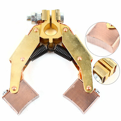#ad Copper Iron Motor Carbon Brush Holder V shaped for Strander DC Motor $20.36