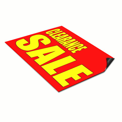 #ad Car Magnet Set of 2 Clearance Sale Style 2 Car Advertising Industrial Sign $31.99