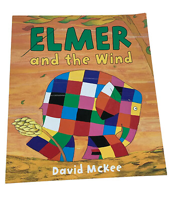 #ad ELMER AND THE WIND Book By David McKee Paperback Children#x27;s Book Good Condition $6.53