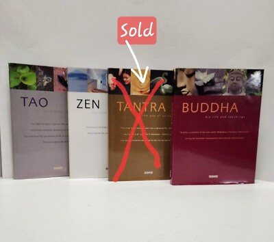 #ad Osho Rajneesh Books On Tao Zen and Buddha Teachings Life Self Help $10.65