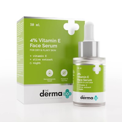#ad The Derma Co 4% Vitamin E Face Serum with Vitamin E and Olive Flaky Skin 30 ml $15.65