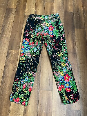 #ad Up Women#x27;s Tropical Botanical Dress Pants Size 6 Canada $24.32