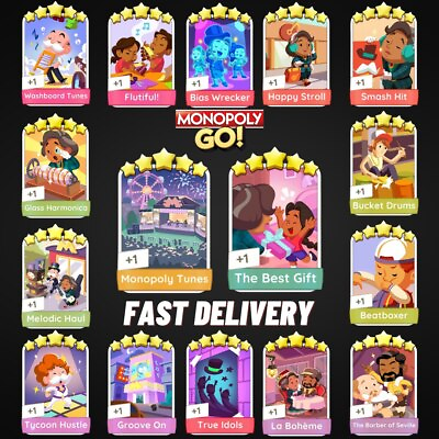 #ad Monopoly Go Sticker 5 4 Star Read Description FAST Delivery $5.75