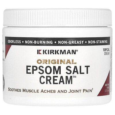 #ad Kirkman Labs Magnesium Sulfate Cream 4 oz 113 g Casein Free Egg Free Fish $28.00