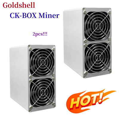 #ad 2PCS Original Goldshell CK BOX 1050GH s Eaglesong CKB ASIC Miner With PSUamp;Wifi $2850.00
