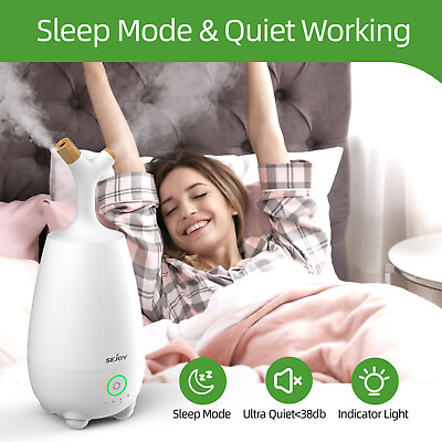 #ad 5L Ultrasonic Humidifiers For Bedroom Large Room Office Cool Mist Air Humidifier $28.81