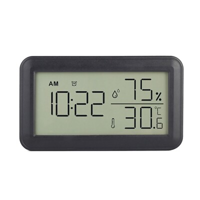 #ad Thermometer Hygrometer Indoor with Alarm Clock LCD Digital Thermometer3977 AU $17.99