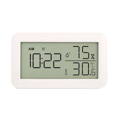 #ad 2X Hygrometer Indoor with Alarm Clock LCD Digital for Room Living Room2099 AU $25.99