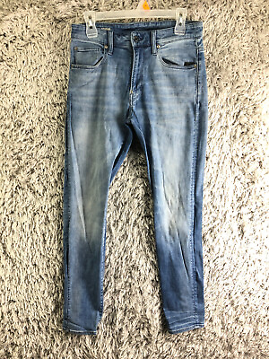 #ad G Raw Mens 30x32 Mid Rise Skinny Leg Medium Wash Denim Jeans $14.14
