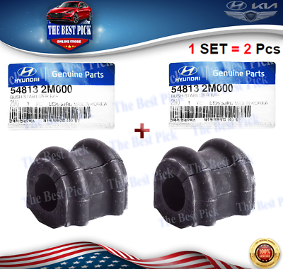 #ad ⭐GENUINE⭐2pcs Stabilizer Sway Bar FRONT Bushings Genesis Coupe 10 16 548132M000 $318.44