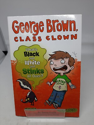 #ad What#x27;s Black and White and Stinks All Over? #4 George Brown Class Clown $4.45