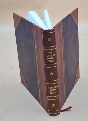 #ad The Count of Monte Cristo by Alexandre Dumas. With nearly five Leather Bound $75.85