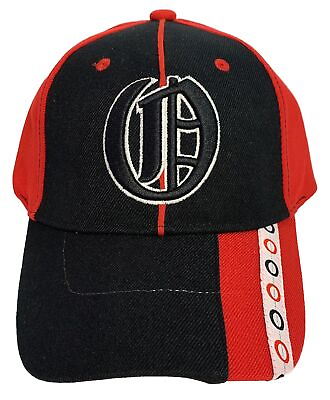 #ad Initial Ball Cap Letter ‘O’ Old English Black amp; Red Embroidered Adjustable Hat $14.92
