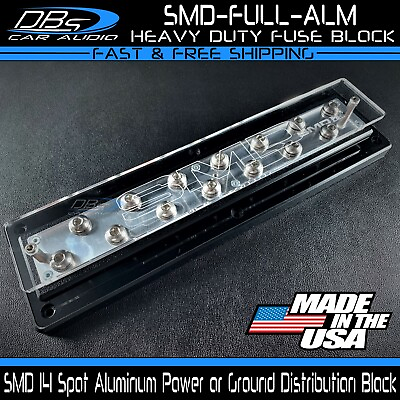 #ad Steve Meade SMD 14 Spot Power or Ground Aluminum Distribution Heavy Duty D Block $89.99