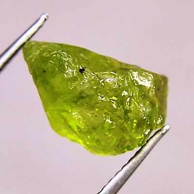 #ad 100%Natural Green Peridot Specimen Crystals amp; Mineral Facet Rough 5.90Carat $4.99