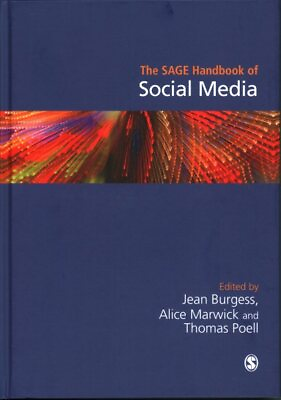 #ad Sage Handbook of Social Media Hardcover by Burgess Jean EDT ; Marwick Ali... $154.84