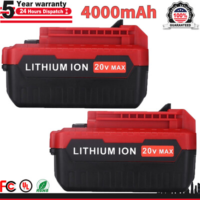 #ad 2Pack Battery For PORTER CABLE PCC685L 20V MAX Lithium PCC680L 4.0Amp PCC680L US $48.00